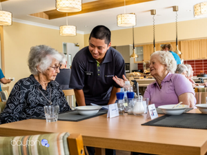 aged care dining room